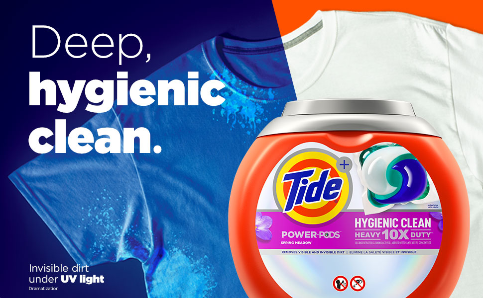 Deep hygienic clean plus the spring meadow scent you love