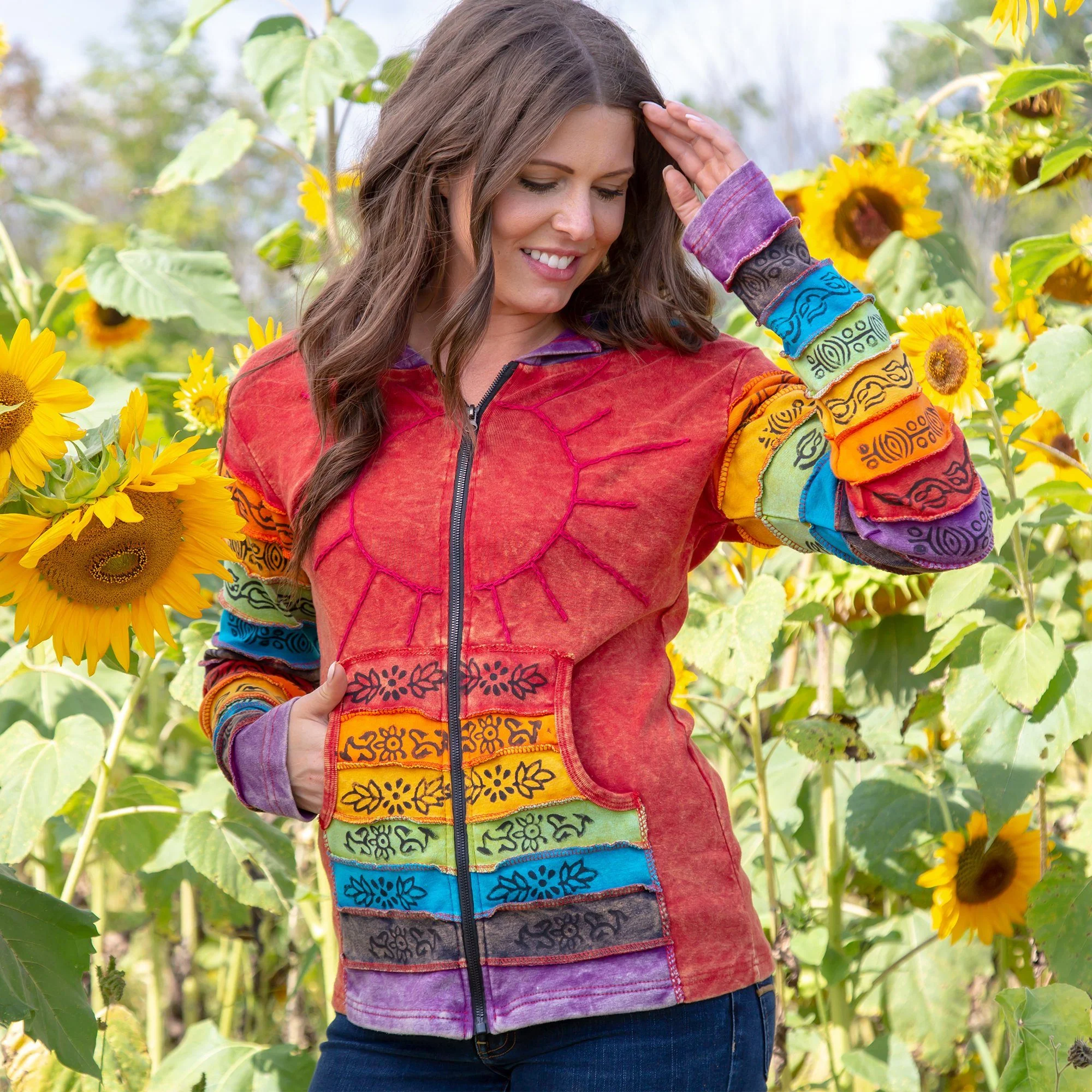 Sunshine Daydream Hooded Jacket | Fair Trade